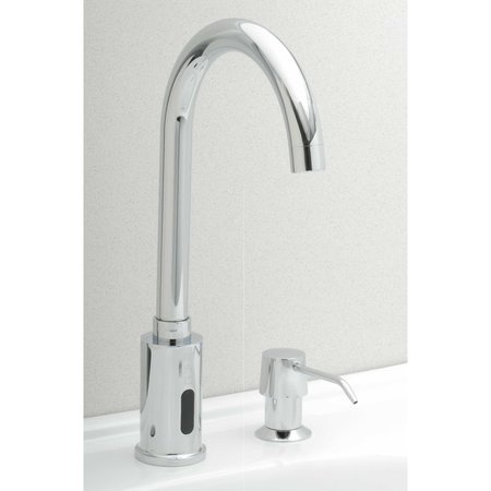 MACFAUCETS FA444-31S Gooseneck sensor faucet with pump type soap dispenser FA444-31s